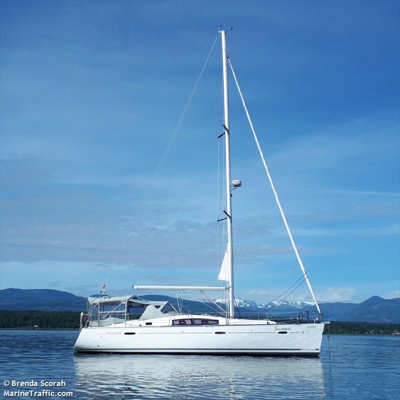 sanssouci (Pleasure craft) - IMO , MMSI 316022945 under the flag of Canada