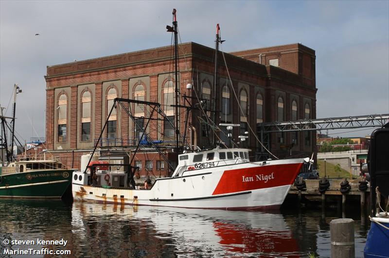 ian nigel (Fishing vessel) - IMO , MMSI 367120020, Call Sign WDD2795 under the flag of United States (USA)