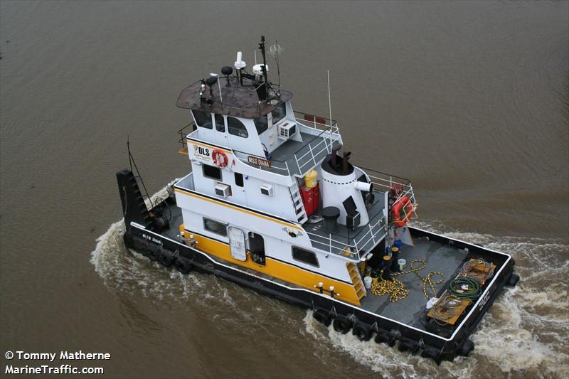 miss diana (Tug) - IMO , MMSI 367445260, Call Sign WDF3893 under the flag of United States (USA)