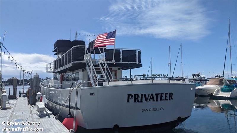 privateer (Passenger ship) - IMO , MMSI 367453620, Call Sign WYZ7447 under the flag of United States (USA)