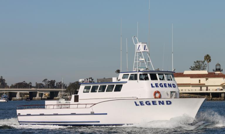 legend (Passenger ship) - IMO , MMSI 367600830, Call Sign WDH2751 under the flag of United States (USA)