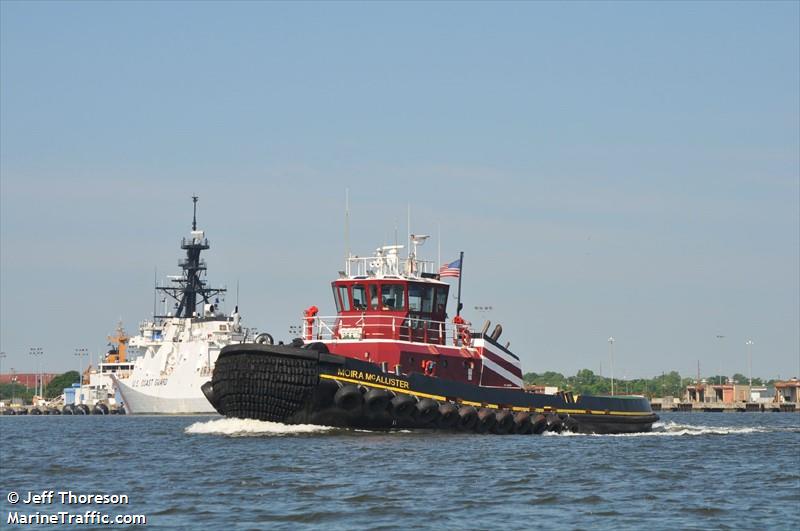 moira mcallister (Tug) - IMO 8981391, MMSI 367602520, Call Sign WDH2920 under the flag of United States (USA)
