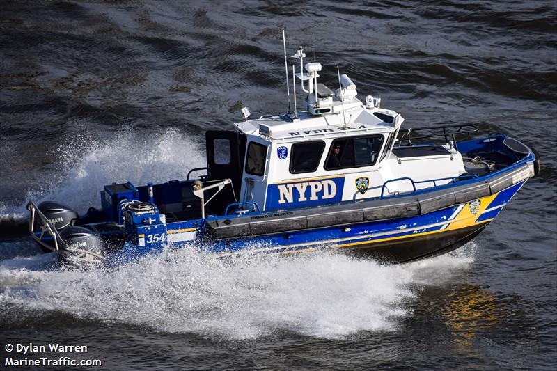 nypd 354 (Law enforcment) - IMO , MMSI 367638990, Call Sign PSGP under the flag of United States (USA)