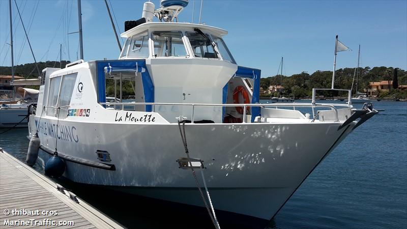 la mouette () - IMO , MMSI 227003790, Call Sign FW3854 under the flag of France