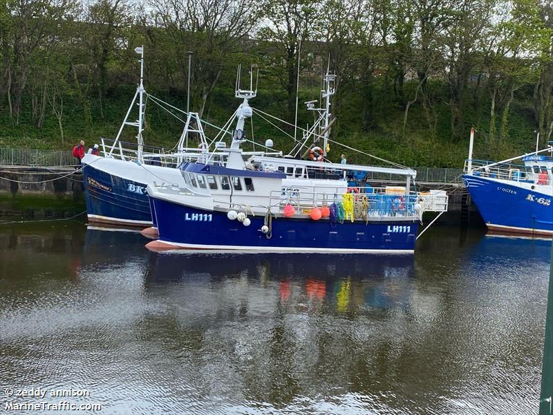 bella b (Fishing vessel) - IMO , MMSI 232030167, Call Sign MIDJ5 under the flag of United Kingdom (UK)