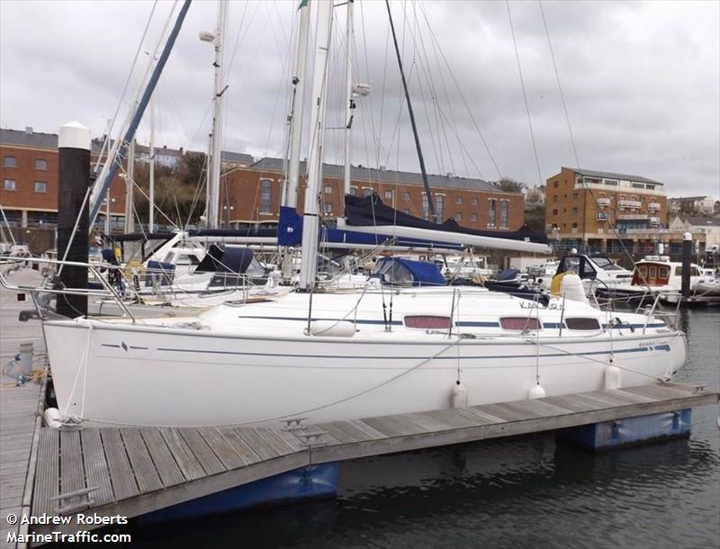 kaikoura (Sailing vessel) - IMO , MMSI 235055478, Call Sign MSHH2 under the flag of United Kingdom (UK)