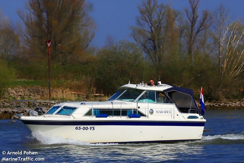 marabel (Pleasure craft) - IMO , MMSI 244011922, Call Sign PA4548 under the flag of Netherlands