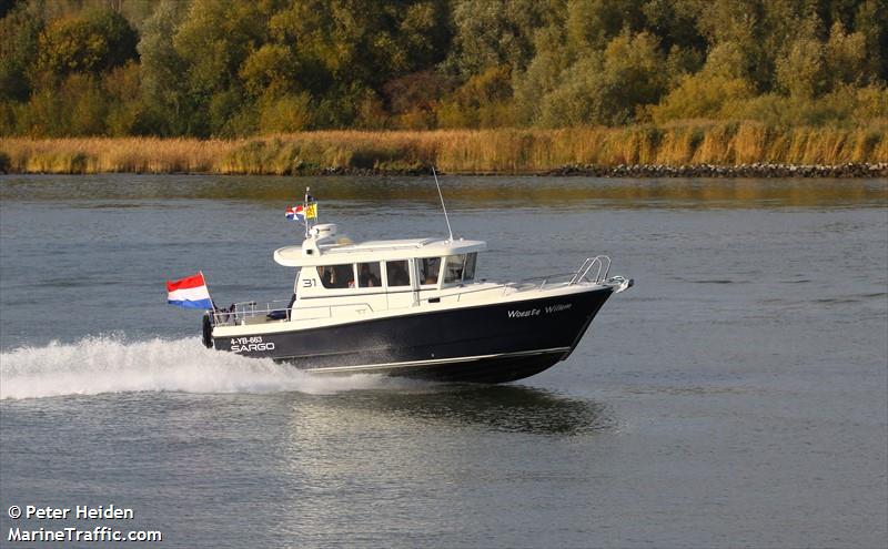 woeste willem (Fishing vessel) - IMO , MMSI 244650539 under the flag of Netherlands