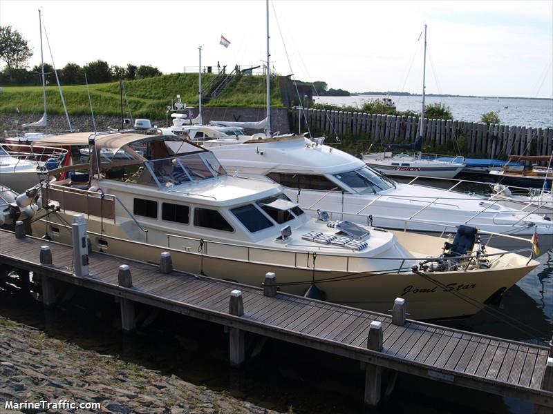 jomistar (Pleasure craft) - IMO , MMSI 244740338, Call Sign PB4943 under the flag of Netherlands