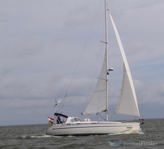 nando (Sailing vessel) - IMO , MMSI 246065091, Call Sign PI9980 under the flag of Netherlands