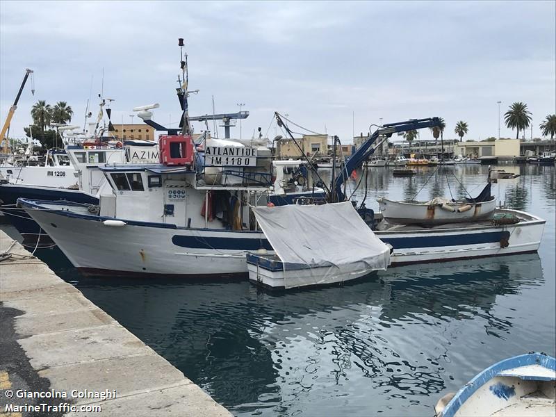atlantide (Fishing vessel) - IMO , MMSI 247048910, Call Sign IKMX under the flag of Italy