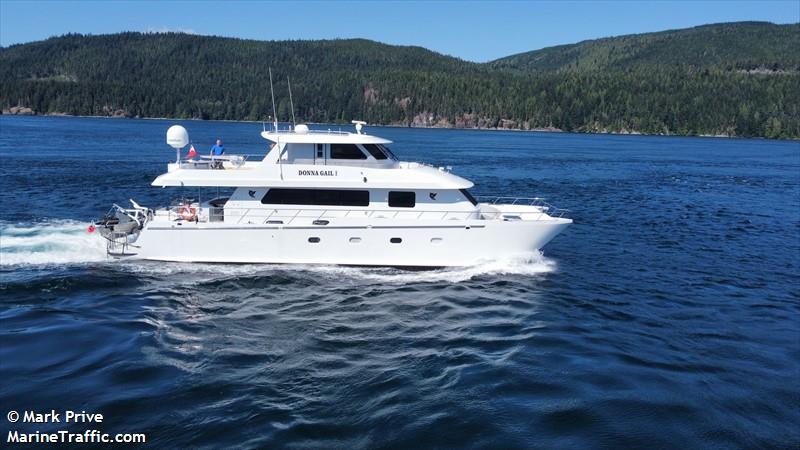 donna gail 1 (Pleasure craft) - IMO , MMSI 316005159 under the flag of Canada