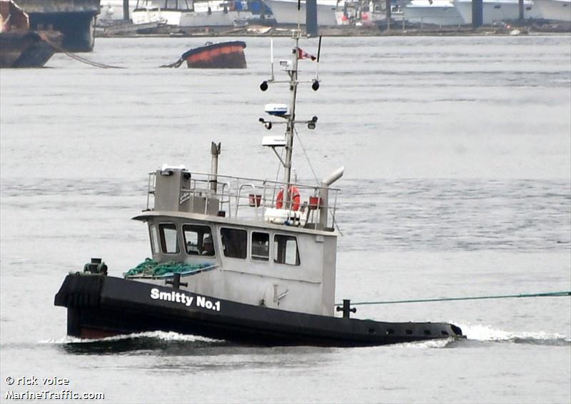 smitty no. 1 () - IMO , MMSI 316041723 under the flag of Canada