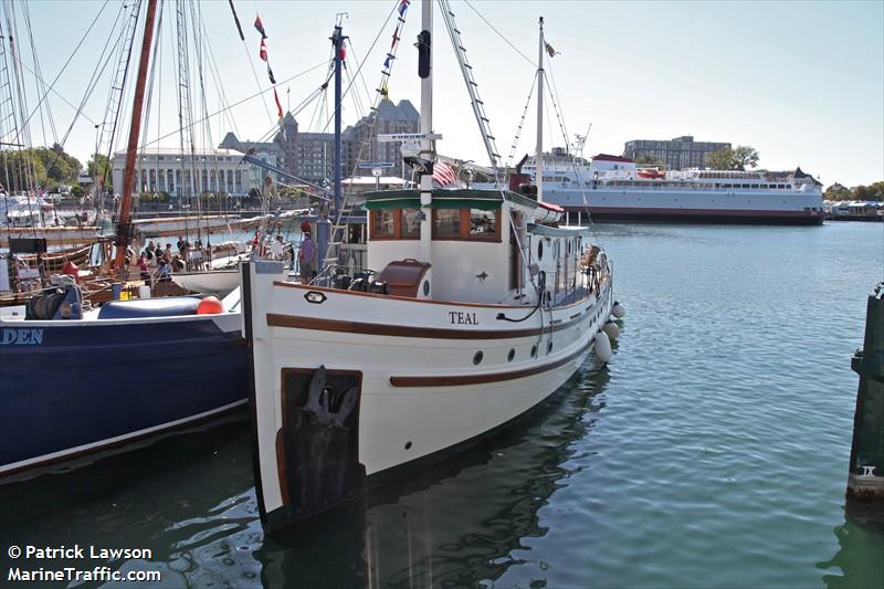 teal (Pleasure craft) - IMO , MMSI 367395080 under the flag of United States (USA)