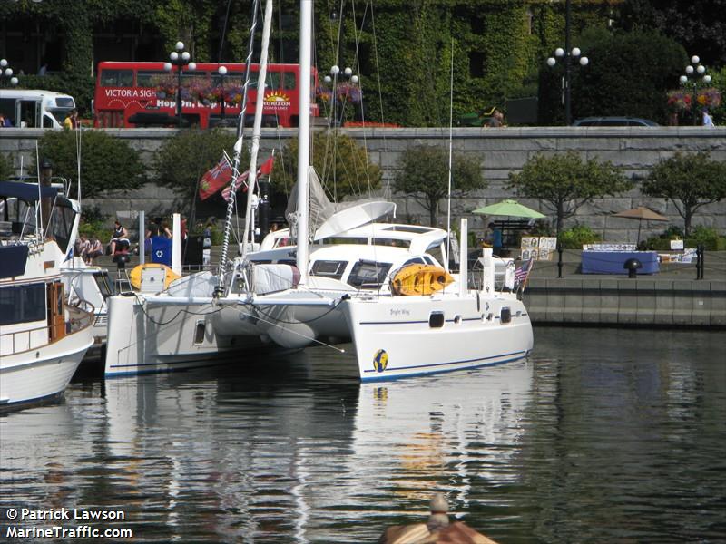 bright wing (Pleasure craft) - IMO , MMSI 367416870, Call Sign WDE9408 under the flag of United States (USA)