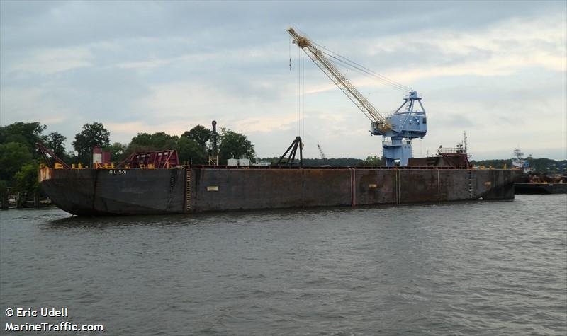 g.l. 501 (Dredging or UW ops) - IMO , MMSI 367569630, Call Sign WDG7669 under the flag of United States (USA)