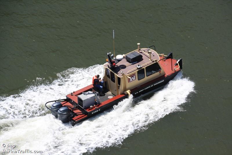 army corps nysb 2 (Dredging or UW ops) - IMO , MMSI 367750190, Call Sign WDI9590 under the flag of United States (USA)
