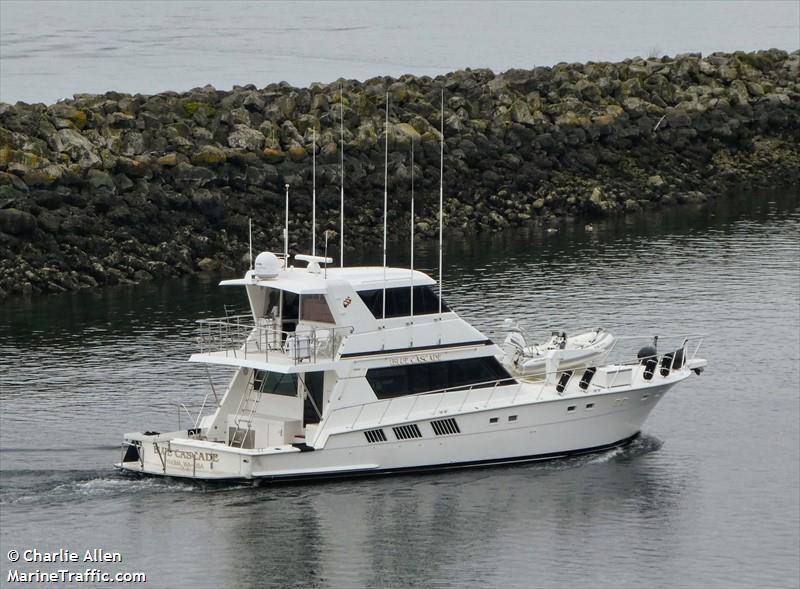 blue cascade (Pleasure craft) - IMO , MMSI 368016370, Call Sign WDJ8436 under the flag of United States (USA)
