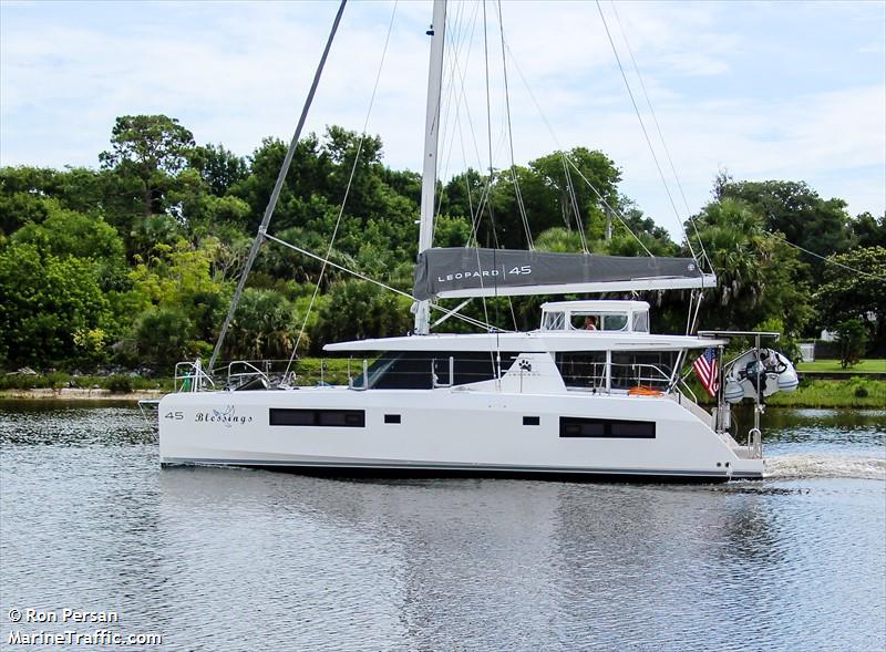 blessings (Sailing vessel) - IMO , MMSI 368132330, Call Sign WDL4530 under the flag of United States (USA)