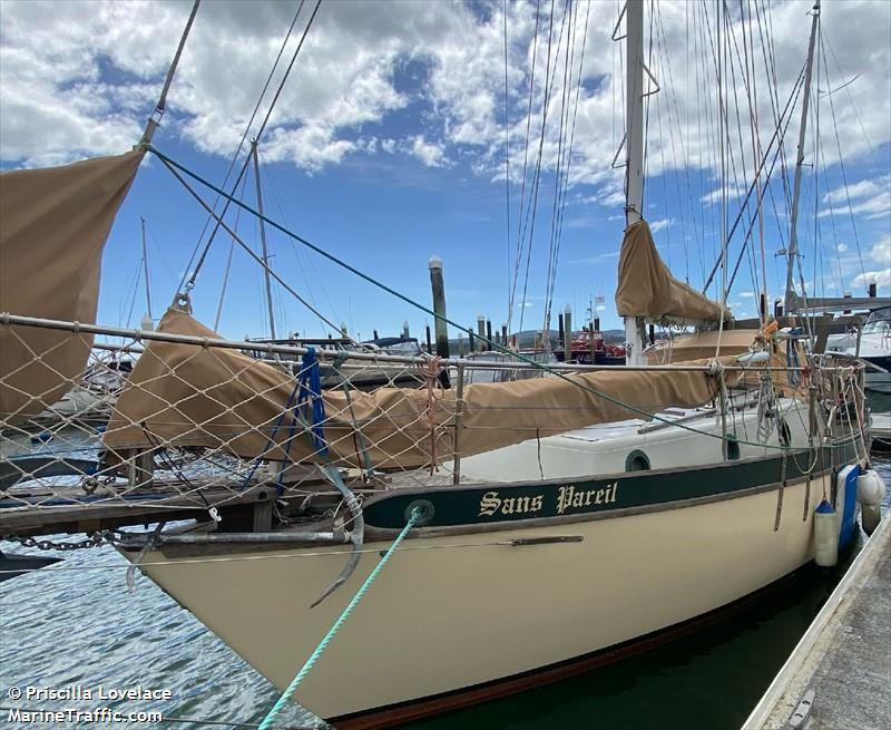 sans pareil (Sailing vessel) - IMO , MMSI 503694800, Call Sign WES28 under the flag of Australia