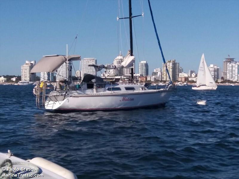 maton (Sailing vessel) - IMO , MMSI 770576394, Call Sign CVT3476 under the flag of Uruguay