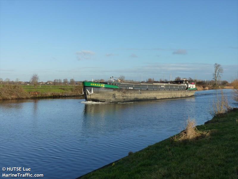 corjano (Cargo ship) - IMO , MMSI 205369790, Call Sign OT3697 under the flag of Belgium