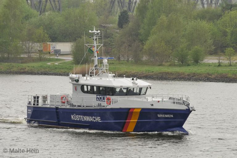 bremen (Law enforcment) - IMO 9833395, MMSI 211221570, Call Sign DLVW under the flag of Germany