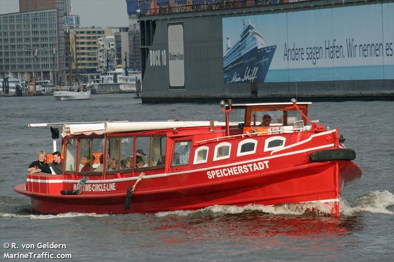 speicherstadt (Passenger ship) - IMO , MMSI 211539790, Call Sign DG8580 under the flag of Germany