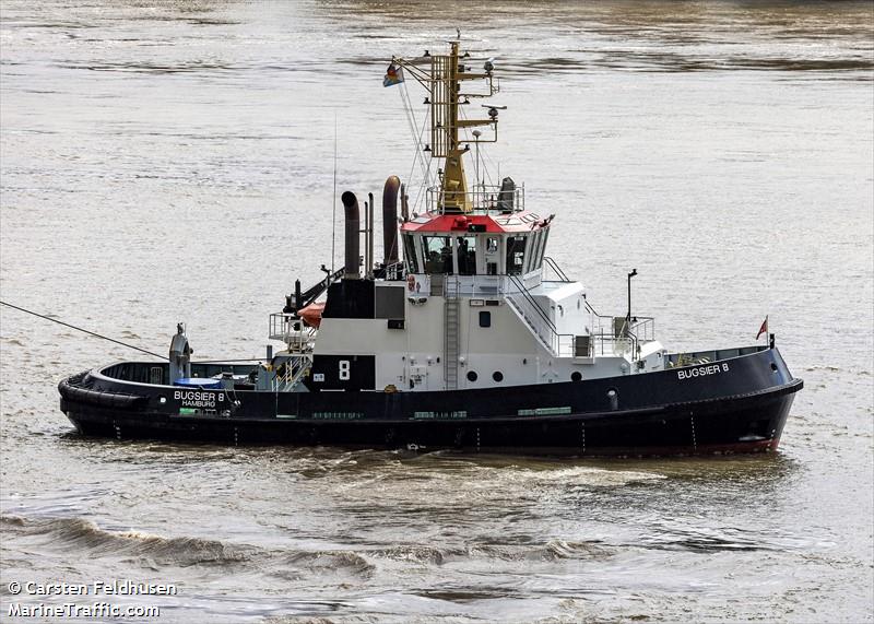 bugsier 8 (Tug) - IMO 9693264, MMSI 211625340, Call Sign DIIZ2 under the flag of Germany