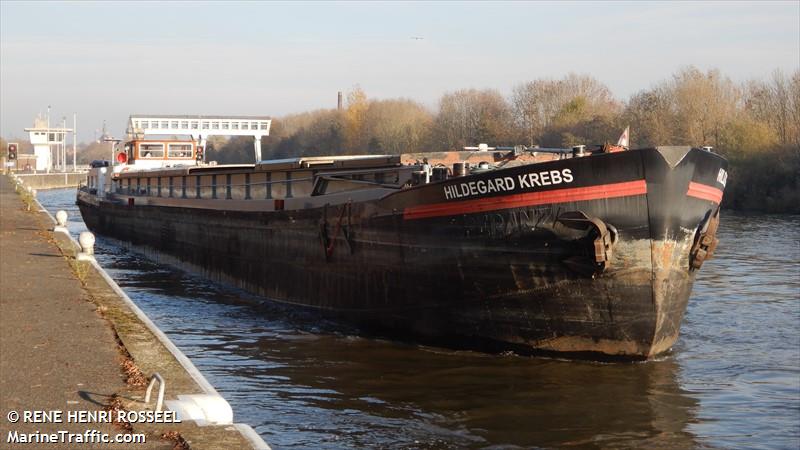 hildegard krebs (Cargo ship) - IMO , MMSI 211745110, Call Sign DC9296 under the flag of Germany