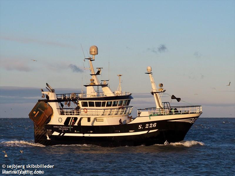 emli pilegaard (Fishing vessel) - IMO , MMSI 219023738, Call Sign OUBK under the flag of Denmark