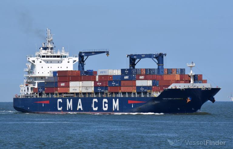 cma cgm cayenne (Container Ship) - IMO 9709192, MMSI 228369700, Call Sign FLVR under the flag of France