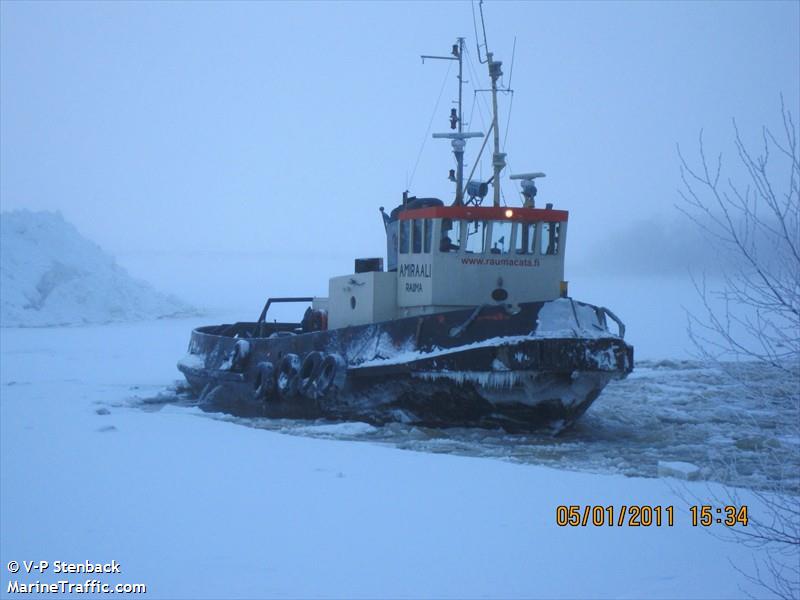 amiraali (Tug) - IMO 6801066, MMSI 230989410, Call Sign OJMA under the flag of Finland