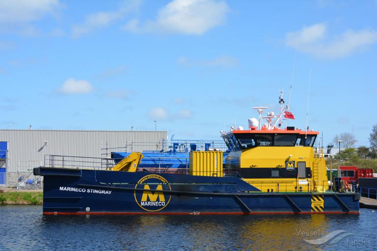 mms supreme (Offshore Tug/Supply Ship) - IMO 9741073, MMSI 235103595, Call Sign 2HGZ5 under the flag of United Kingdom (UK)