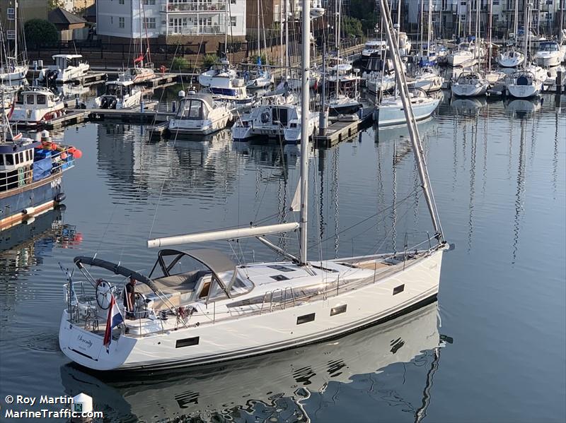 serenity (Pleasure craft) - IMO , MMSI 244023878, Call Sign PI7407 under the flag of Netherlands