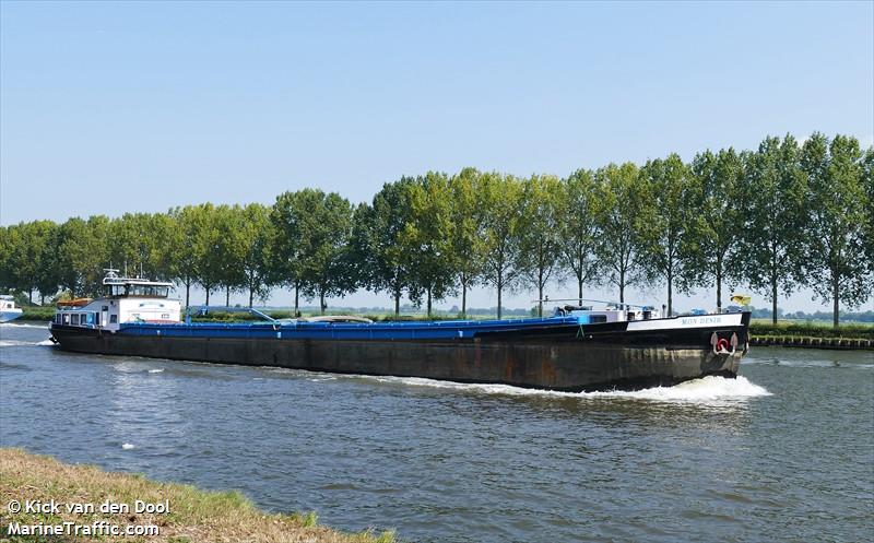 mon-desir (Cargo ship) - IMO , MMSI 244128066, Call Sign PB4876 under the flag of Netherlands