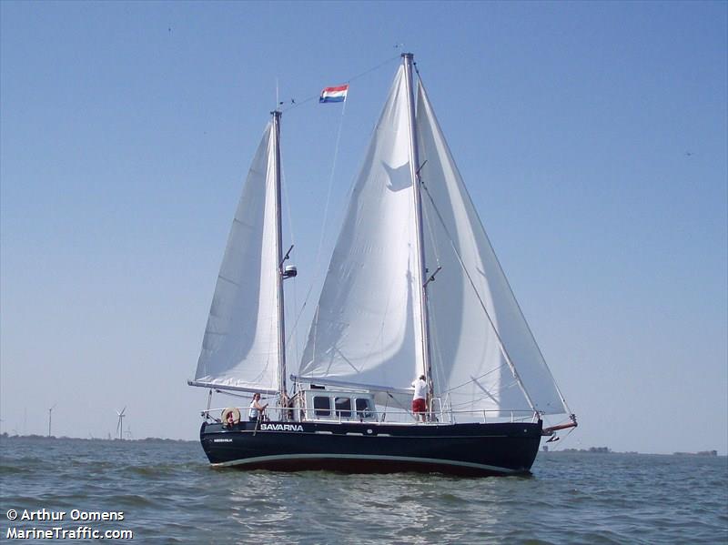 savarna (Sailing vessel) - IMO , MMSI 244153277, Call Sign PI7606 under the flag of Netherlands