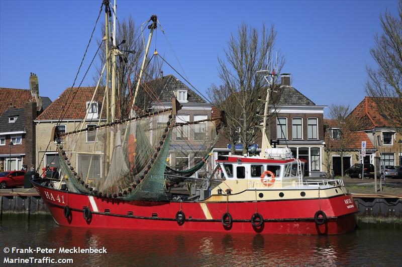 ha41 antje (Fishing vessel) - IMO , MMSI 244277000, Call Sign PCMP under the flag of Netherlands
