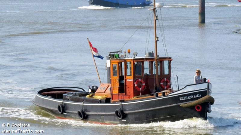 wilhelmina maria (Tug) - IMO , MMSI 244780520, Call Sign PI2867 under the flag of Netherlands