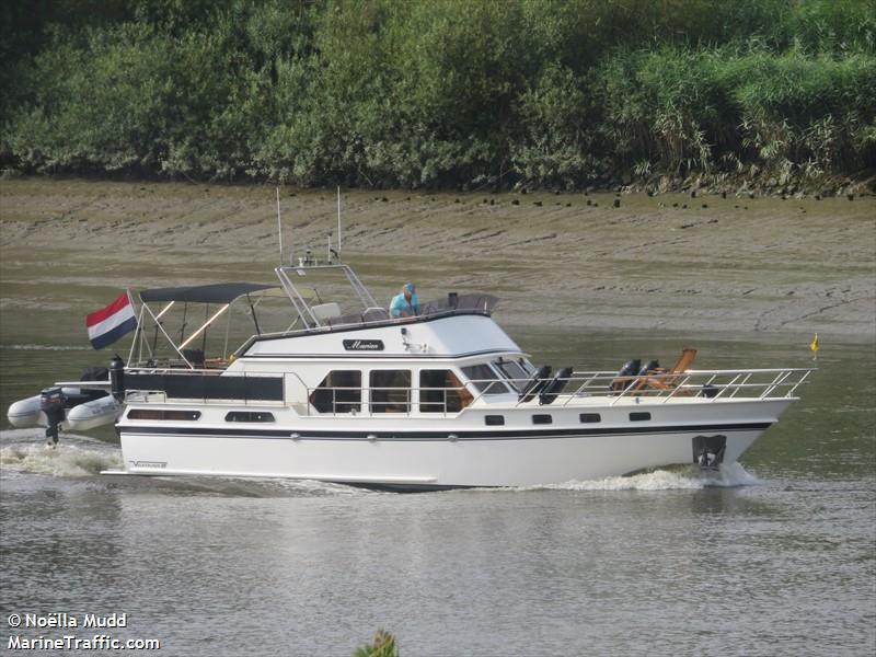 ms marian (Pleasure craft) - IMO , MMSI 244890169, Call Sign PB3712 under the flag of Netherlands