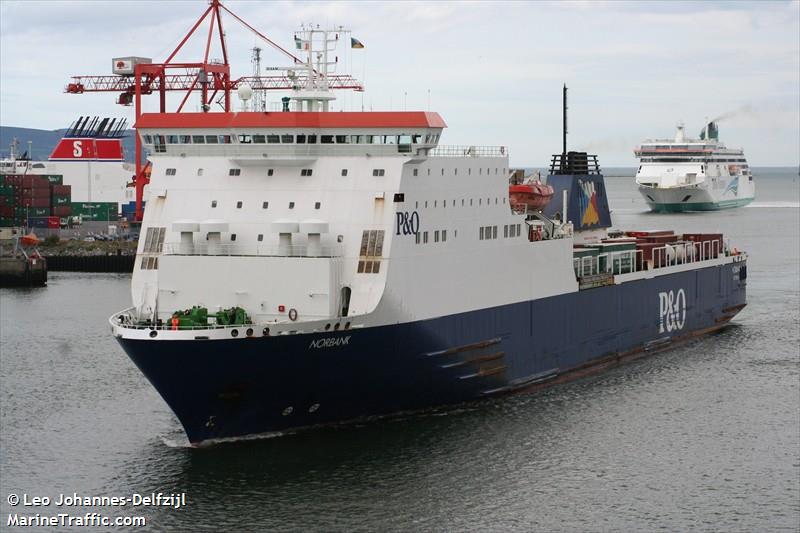 norbank (Passenger/Ro-Ro Cargo Ship) - IMO 9056583, MMSI 246213000, Call Sign PGIS under the flag of Netherlands