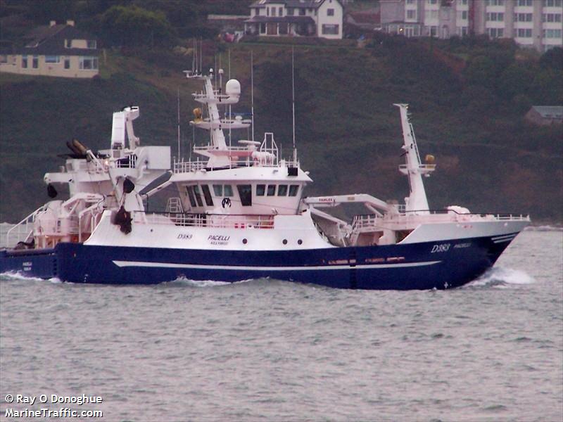 pacelli (Fishing Vessel) - IMO 9294446, MMSI 250102700, Call Sign EIDG under the flag of Ireland