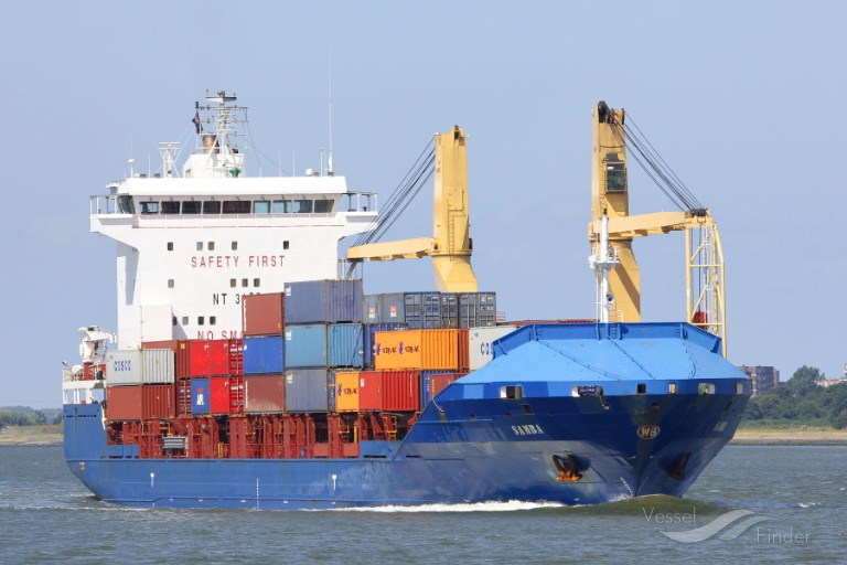 rebecca s (Container Ship) - IMO 9428205, MMSI 255806301, Call Sign CQAX3 under the flag of Madeira