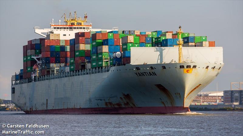 yantian (Container Ship) - IMO 9305594, MMSI 256930000, Call Sign 9HA4039 under the flag of Malta