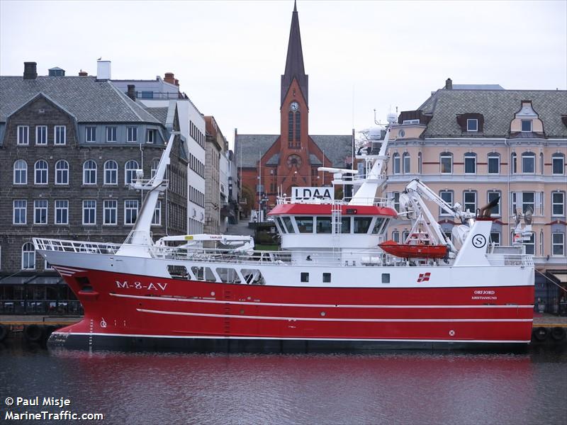 orfjord (Fishing Vessel) - IMO 9647112, MMSI 258083000, Call Sign LDAA under the flag of Norway