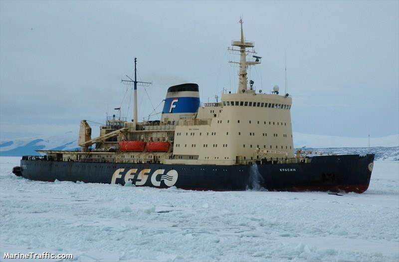 krasin (Icebreaker) - IMO 7359644, MMSI 273143900, Call Sign UIFY under the flag of Russia