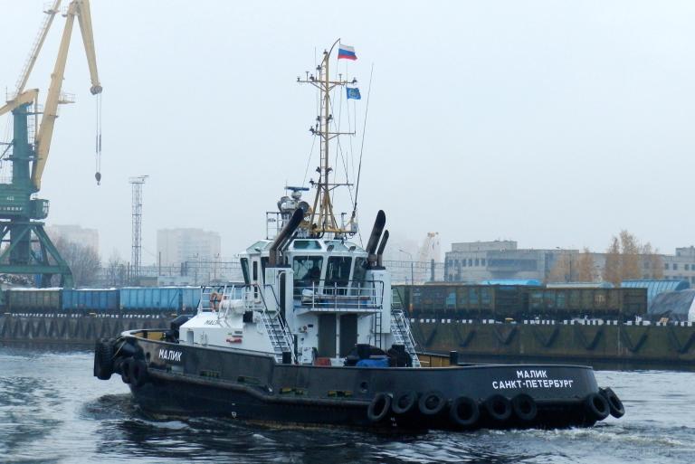 malik (Tug) - IMO 9803431, MMSI 273390590, Call Sign UBCP9 under the flag of Russia