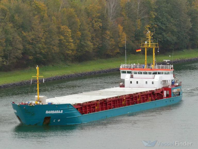 barbara-b (General Cargo Ship) - IMO 9177399, MMSI 304588000, Call Sign V2HE6 under the flag of Antigua & Barbuda