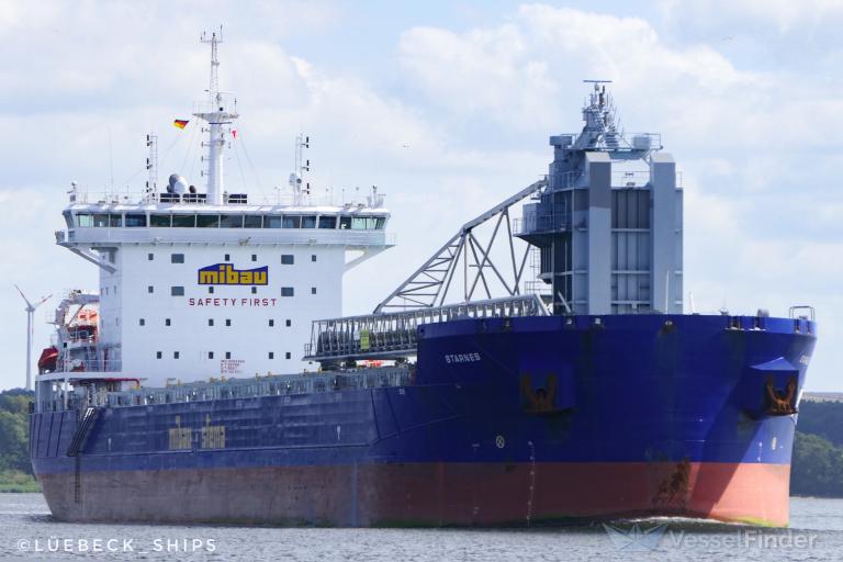 starnes (Self Discharging Bulk Carrier) - IMO 9858424, MMSI 304819000, Call Sign V2HF7 under the flag of Antigua & Barbuda