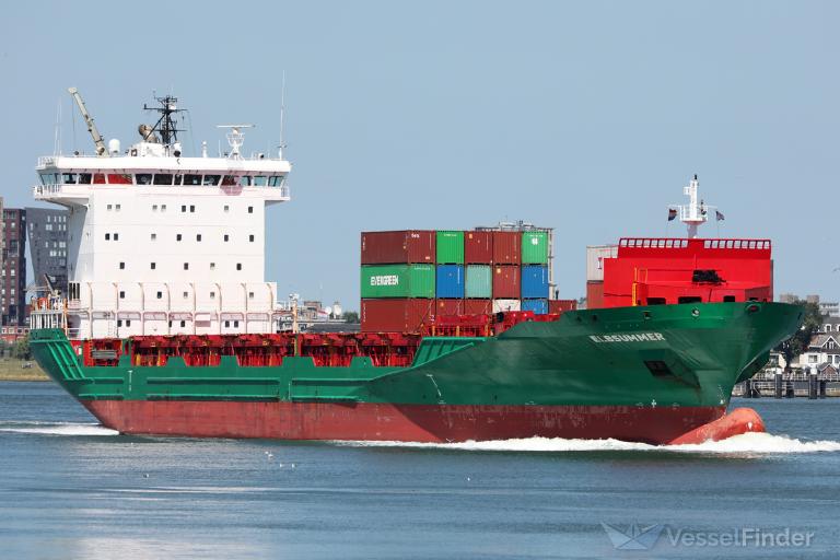 elbsummer (Container Ship) - IMO 9429194, MMSI 305979000, Call Sign V2GK9 under the flag of Antigua & Barbuda